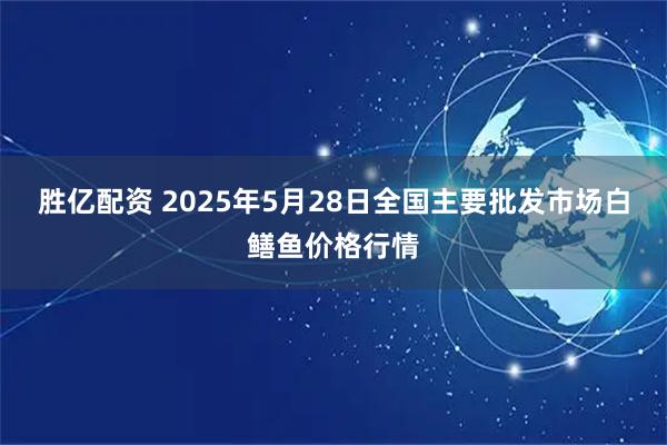 胜亿配资 2025年5月28日全国主要批发市场白鳝鱼价格行情
