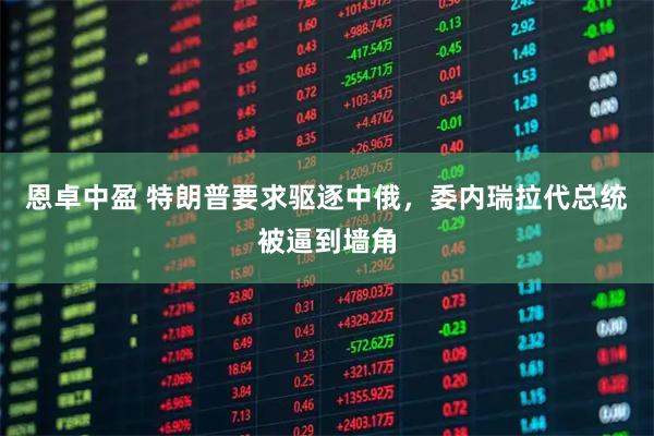 恩卓中盈 特朗普要求驱逐中俄，委内瑞拉代总统被逼到墙角