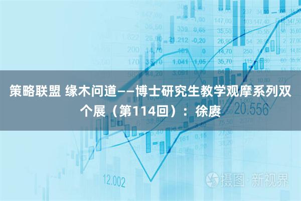 策略联盟 缘木问道——博士研究生教学观摩系列双个展（第114回）：徐赓